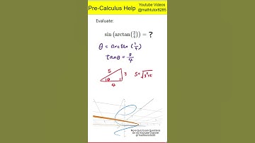 [ Pre-Calculus/SAT/AP exam/IB exam ]-- (Quiz-exam )--Sine of Angle with Given Tangent [Trigonometry]
