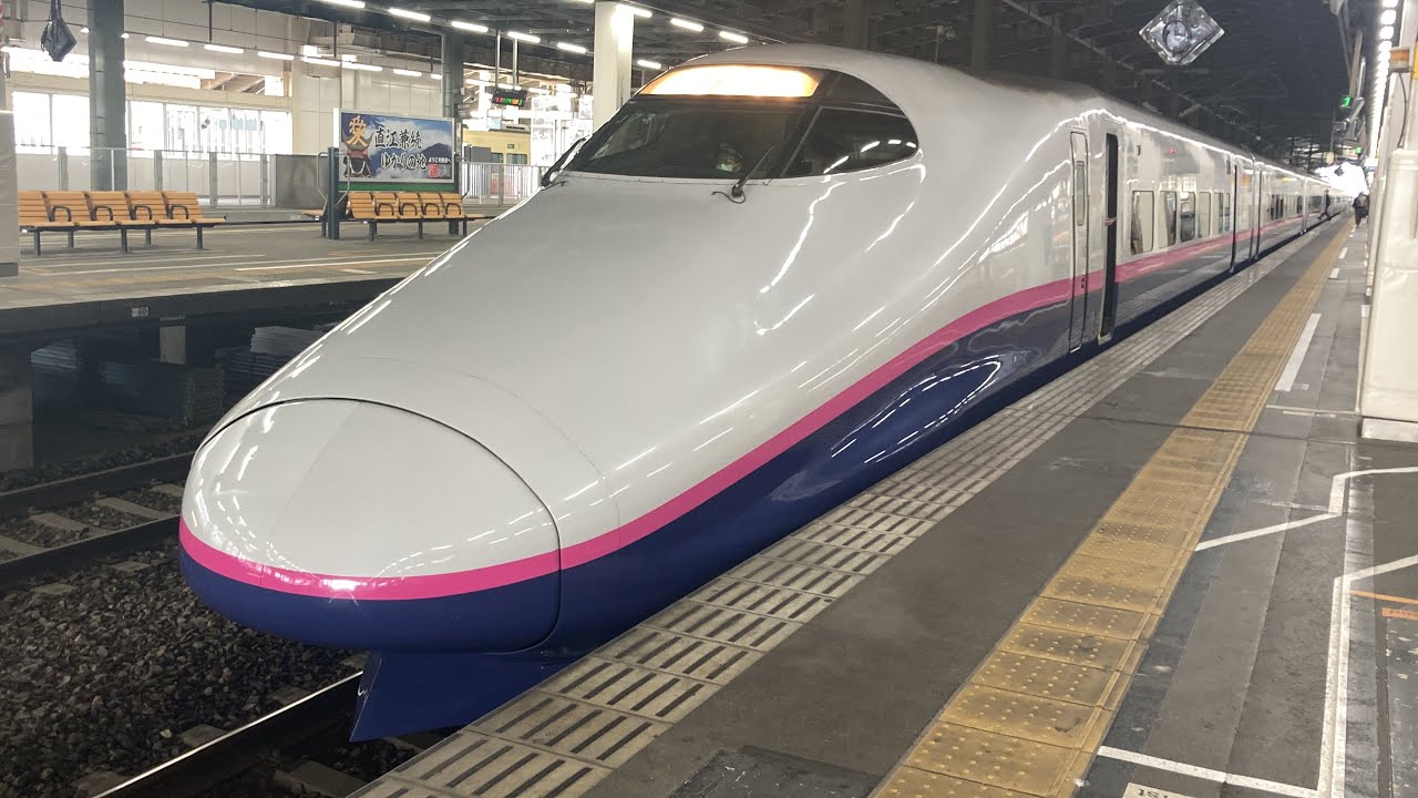 新幹線とき324号E2系 車窓 新潟→東京/ 上越新幹線 新潟1414発