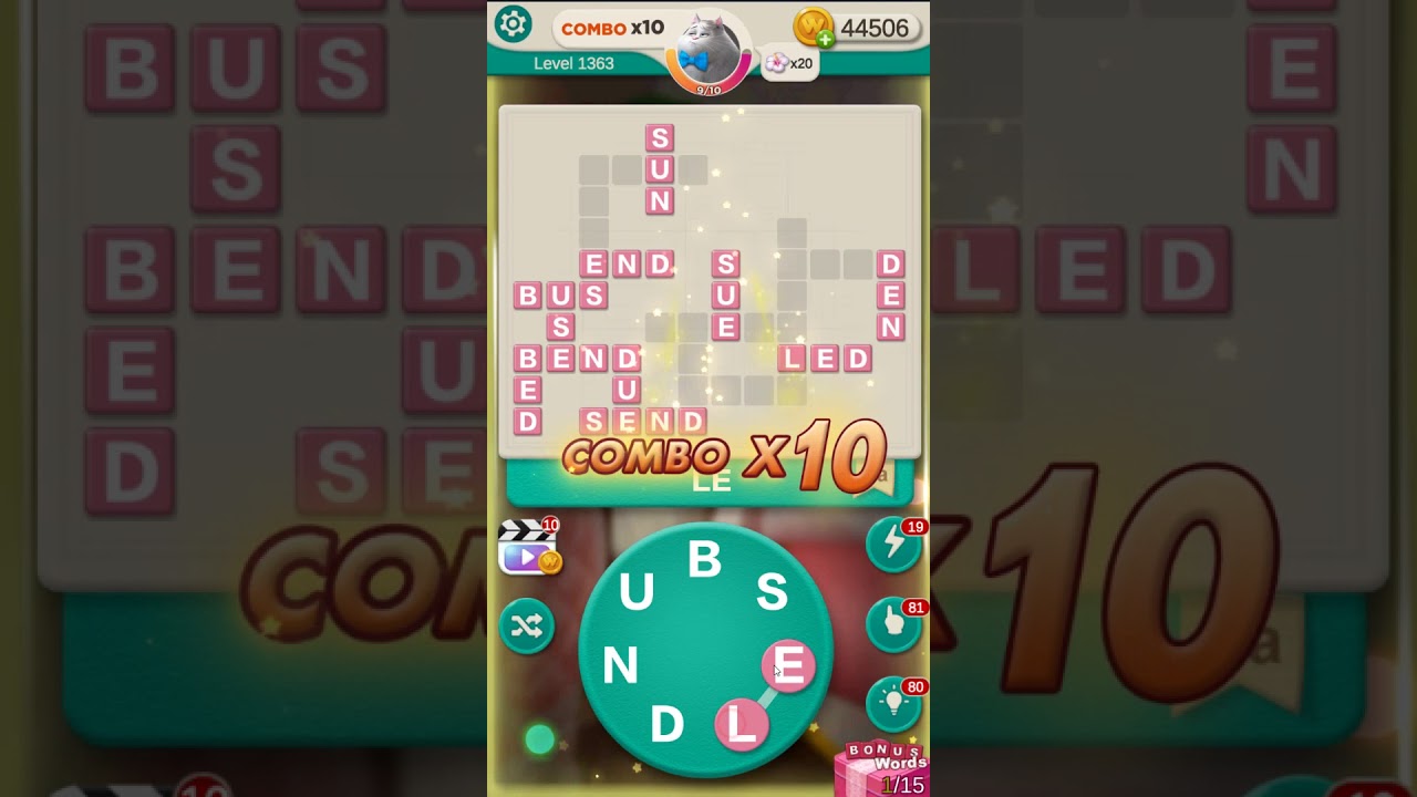 WORD VILLAS level 1363