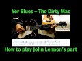 Yer Blues (Take 1) - The Dirty Mac - How to play the rhythm