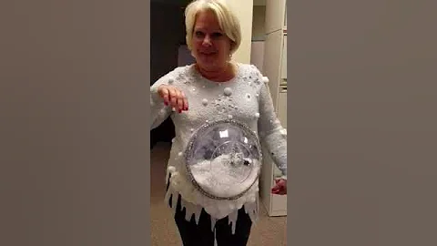 Snow Globe Ugly Christmas Sweater