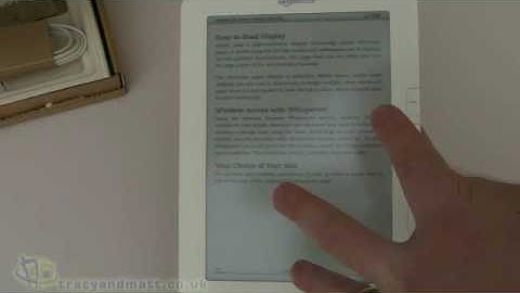 Amazon Kindle DX unboxing video
