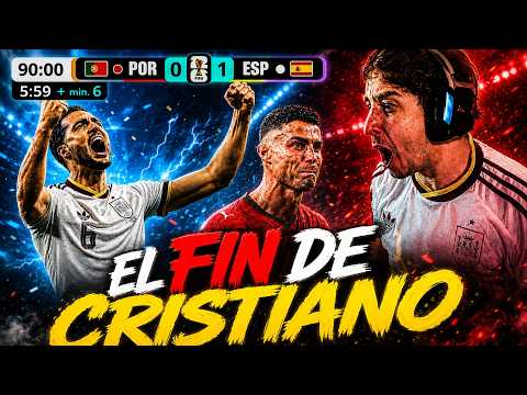 ESPAÑA HUMILLA A PORTUGAL Y RETIRA A CRISTIANO RONALDO (ME VUELVO LOCO)