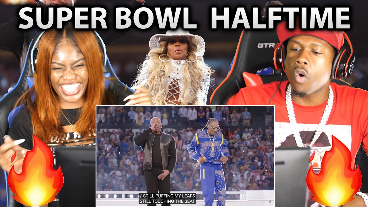 Super Bowl LVI Halftime Show Dr. Dre, Snoop Dogg, Eminem, Mary J. Blige & Kendrick Lamar REACTIO