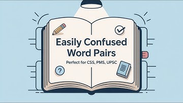 Master Pair of Words for CSS & PMS P-12 | English Made Easy for Aspirants #csswords #cssvocabulary