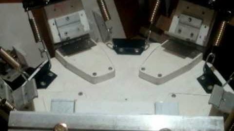 Homemade manual rotary screen printing press 5x4