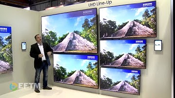 Samsung corporate and retail LED 4K screens - on show at Integrate Sydney