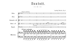 Ludwig Thuille – Sextett for Piano and Woodwind Quintet