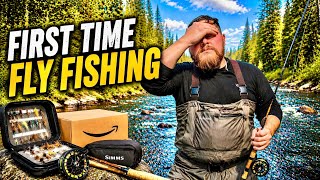 First Time Fly Fishing - Using an Amazon Fly Fishing kit 