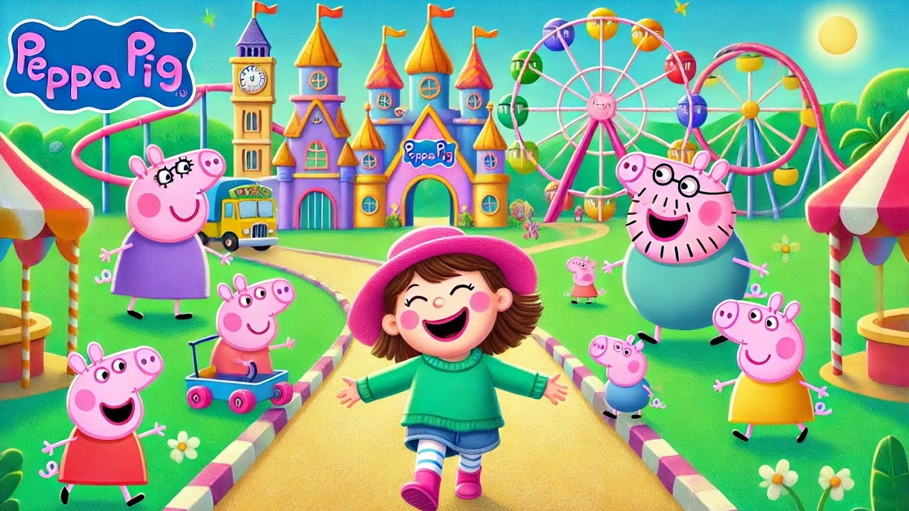 Ева в стране свинки Пеппы! Большое приключение в Рерра Pig Land 