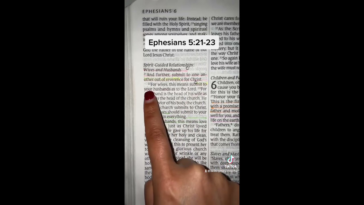 Ephesians 5 21 23