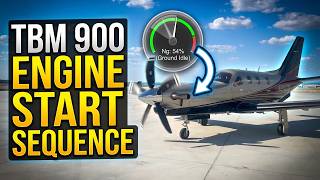 Full How a TBM 900 (PT6A-66D) Engine Actually Starts Update