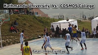 Overtime | Kathmandu University Vs. COSMOS College | Final | Men's Basketball