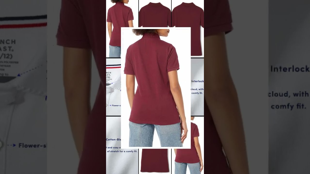 French Toast Girls Short Sleeve Picot Collar Polo Shirt School Uniform