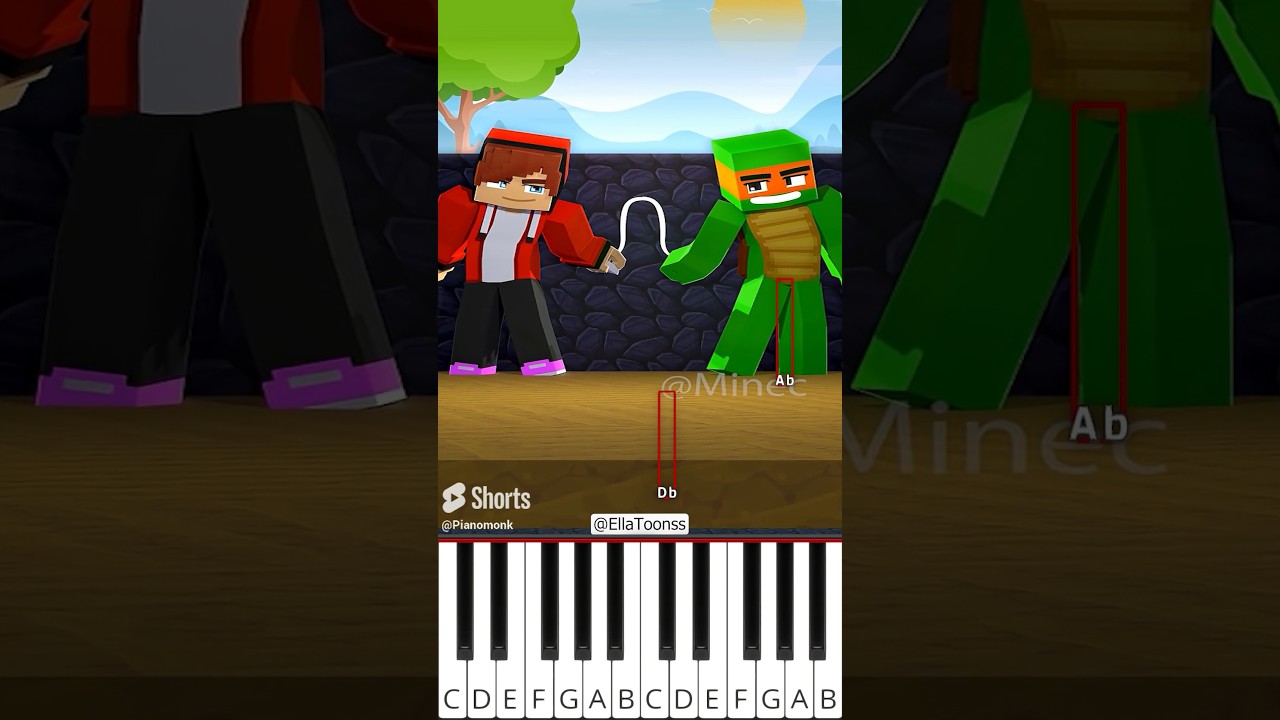 Guarda JJ and Mikey - Drawning Challenge | Maizen Minecraft Animation (@EllaToonss) - Octave Piano Tutorial su YouTube Guarda JJ and Mikey - Drawning Challenge | Maizen Minecraft Animation (@EllaToonss) - Octave Piano Tutorial su YouTube
