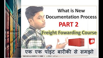 Freight Forwarding Documents  Process Course  PART 2|| Import Export Trainer || Pravesh Forwarder
