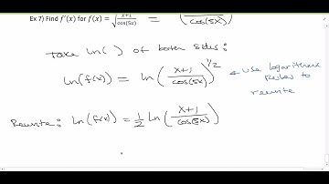 Logarithmic Differentiation Part 2