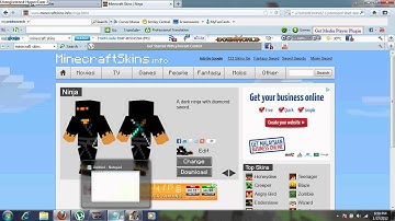 How to put a skin on mineshafter