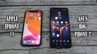 Apple iPhone 11 vs Asus ROG phone 2 | SpeedTest and Camera comparison