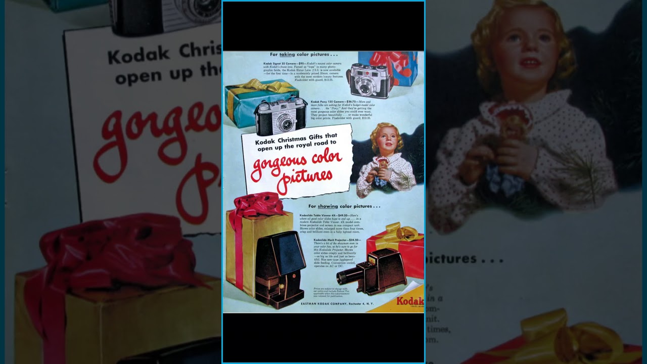For Christmas of  1951, Get a Kodak Camera to preserve your all your memories. 