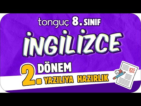 8.Sınıf İngilizce 2.Dönem 2.Yazılıya Hazırlık 📑 #2024