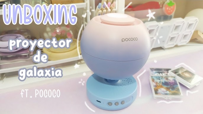 unboxing pococo galaxy projector 🪐 aesthetic room decor, desk finds 