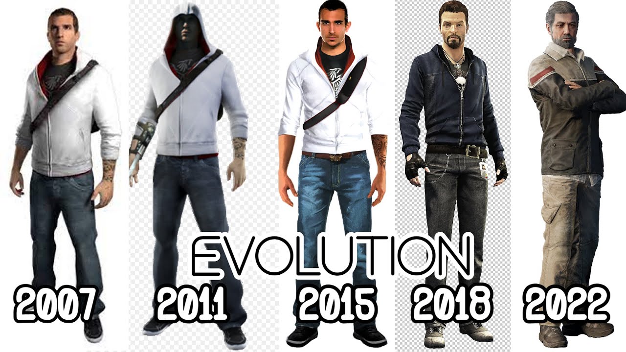 Of Desmond Miles In Creed Games(2007-2022) - YouTube