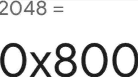 Hexadecimal Numbers (100-1000) All parts