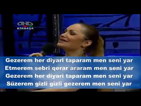 Azeri Karaoke - Taparam men seni yar Könül Kerimova