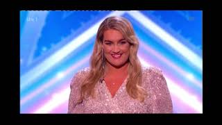 BGT 2023 FIRST SEMI FINAL - AMY LOU SINGS AND I AM TELLING YOU