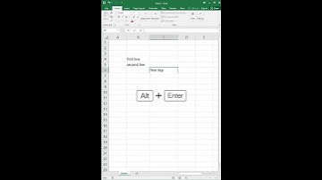 Multiple Lines in One Cell in MS Excel #excel #exceltips #exceltricks #shorts #excelshortcuts #short