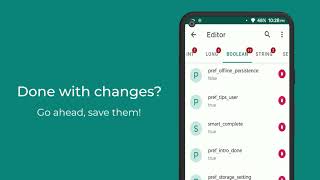 PrefEdit's next generation Shared Preference Editor screenshot 1