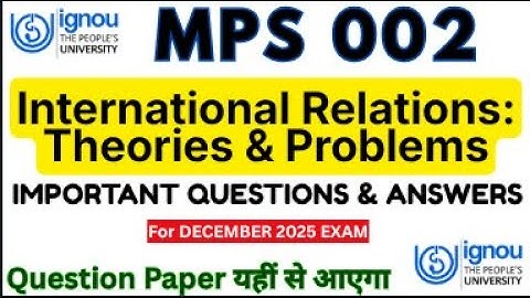 IGNOU MPS 002 MOST IMPORTANT QUESTIONS FOR DEC 2025 EXAMS | IGNOU MPS 02 ONE SHOT REVISION #mps002