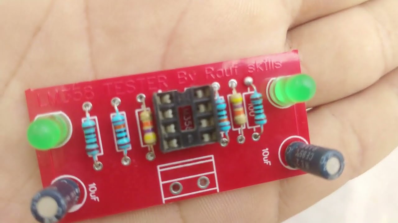how to check ic | diy lm358 tester | LM358 IC ko kyse test karin 