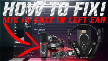 How To Fix Focusrite Scarlett 2i2 Microphone ONLY IN LEFT EAR - OBS + SONY VEGAS PRO 15 FIX!