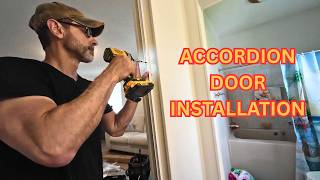 DIY Accordion Door Installation Step By Step