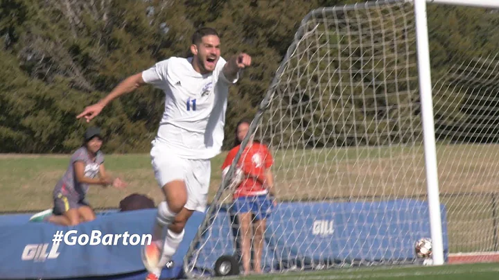 Barton Men's Soccer score five goals for win over Johnson County #playoffwin