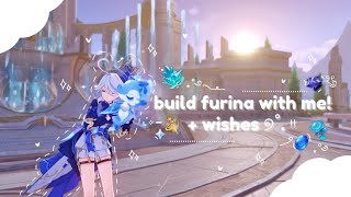 building furina   wishes! ⋅˚₊‧ ୨୧ | cozy genshin gameplay