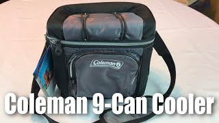 ⁣Coleman 9-Can Soft Cooler With Hard Liner review