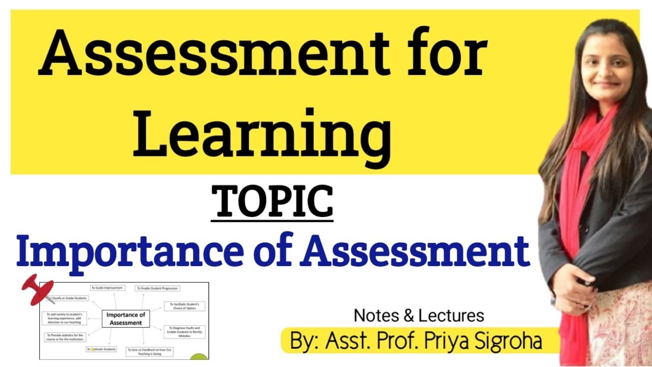 Importance of Assessment Assessment for Learning B.Ed. Notes and Classes YouTube