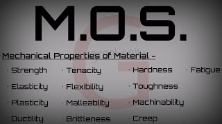 Mechanical properties of materials