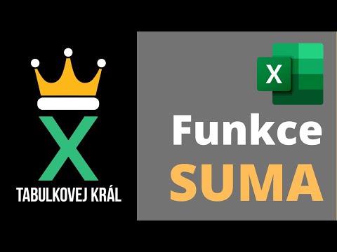 Funkce suma | Excel 365 Tutorial