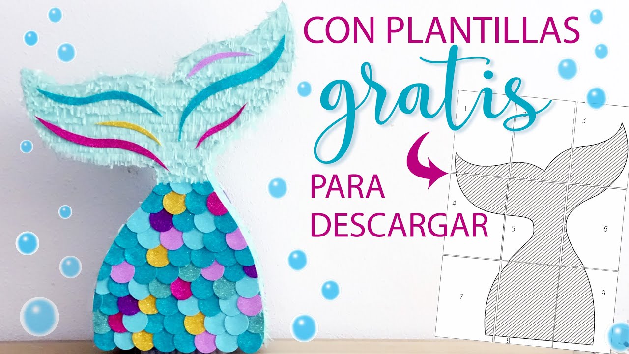 PIÑATA COLA DE SIRENA