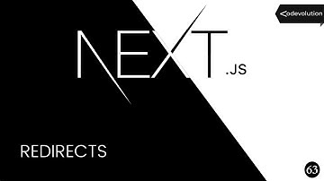 Next.js Tutorial - 63 - Redirects