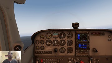 X-Plane Flight School: Straight and level flight demonstration