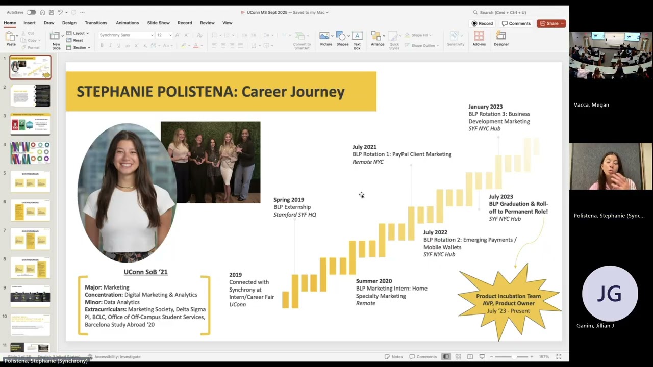 From UConn to Synchrony: Stephanie Polistena's Journey in Marketing, Innovation & Career Growth