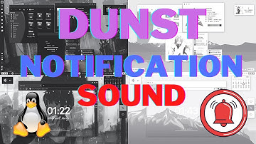 custom notification sound with dunst