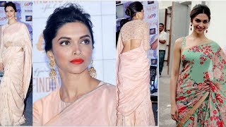 Deepika Padukone Saree Navel Deepika Padukone Saree Style Deepika Padukone Saree Look
