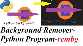 Python Program : How to Remove Background of Image White to Black