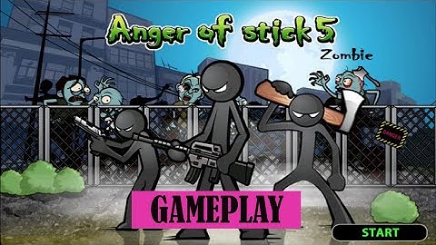 Anger of stick 5 : zombie Part 1 Gameplay Walkthrough HD | ANDROID/IOS